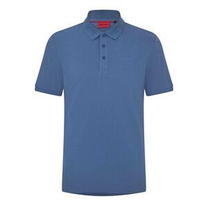 Hugo Mens Donos Cotton Polo Shirt / Medium Blue